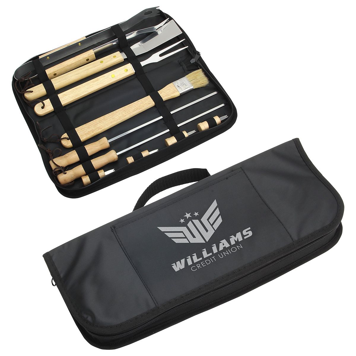 10 Piece Stainless Steel BBQ Set